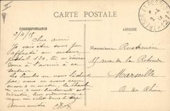 CPA Militaria Drapeau du 1er bataillon du 87eme regiment d'infanterie de reserve 