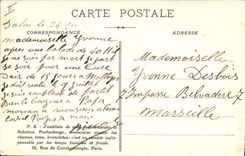 VINTAGE POSTCARD Militaria Paris Flags demountings with the Invalids