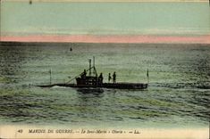 VINTAGE POSTCARD Warship the Submarine Otary