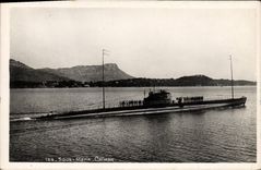 CPA Bateau de guerre Sous-marin Caiman