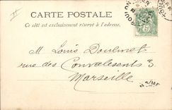 VINTAGE POSTCARD Warship Gymnote Underwater Destroyer