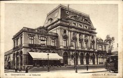 CPA Le Theatre Cherbourg
