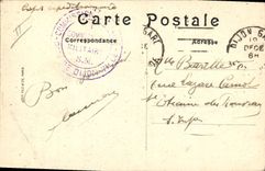 VINTAGE POSTCARD the Theater Dijon Tram