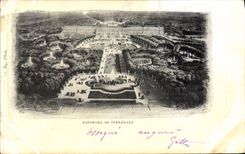 CPA Panorama De Versailles