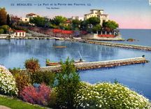 CPA Beaulieu Le Port Et La Pointe Des Fourmis