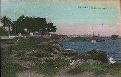 VINTAGE POSTCARD Cannes Seaside