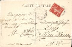 VINTAGE POSTCARD Gourdon Line Of the South Of France