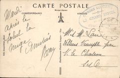 VINTAGE POSTCARD Surroundings De Beuil Falls Of Cians Stalactites of ice overhanging the road