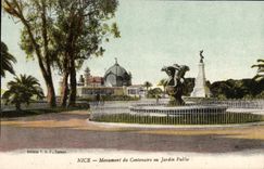 CPA Nice Monument Du Centenaire Au jardin public
