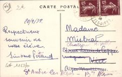 VINTAGE POSTCARD Mees picturesque rocks