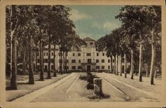 VINTAGE POSTCARD Greoux Les Bains Large hotel of the Baths