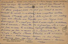 VINTAGE POSTCARD Greoux Les Bains Large hotel of the Baths