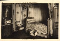 CPA Palais De Fontainbleau Chambre de Madame de Maintenon