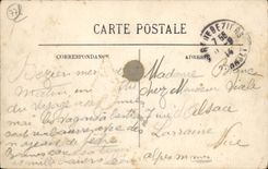 VINTAGE POSTCARD Castle De Fontainebleua the Canal