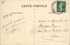 CPA Rochefort le chateau Mandrin chef des contrebandiers