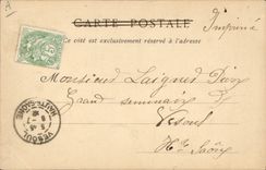 VINTAGE POSTCARD With Pears! Project of monument dedicates has Mrs Humbert Guillaume Lapagne