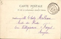 VINTAGE POSTCARD Business Humbert Crawford Seen of the field of Celeyran the Large one