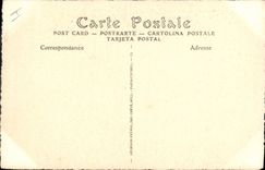 VINTAGE POSTCARD Cartouche known as Burgundian Gangster