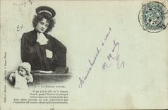 CPA La femme avocat