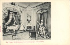 CPA Mode Le palais du costume Les visites Epoque de louis XV