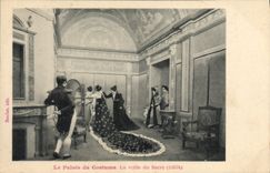 CPA Mode Le palais du costume La veille du sacre 1804