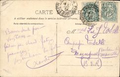 VINTAGE POSTCARD Alpinism Valley of the VAr Observatory of the Mounier Mount by Beuil