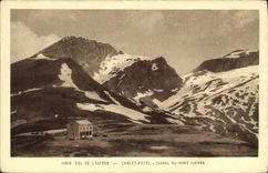 CPA Alpinisme Col de l'Iseran Chalet Hotel Signal du Mont Iseran 