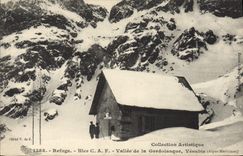 CPA Alpinisme Refuge Nice CAF Vallee de la Gordolasque Vesubie 