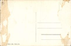 VINTAGE POSTCARD Winter sports Ice-skating Villars Muveran Hotel