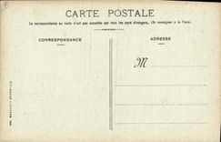 Ilustrador Hielo-patinador de Beauvais de los deportes de invierno de la POSTAL de la VENDIMIA