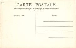 VINTAGE POSTCARD Train Engine Machine of suburbs of the Co of North