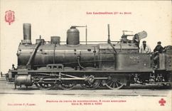 CPA Train Locomotive Cie du Nord Machine de trains de marchandises 