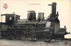 CPA Train Locomotive Machine de la Cie d'Orleans Service des voyageurs