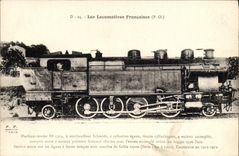La oferta 5314 de la máquina del motor del tren de la POSTAL de la VENDIMIA tiene sobrecalentador de Schmidt