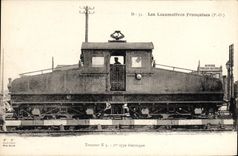 CPA Train Locomotive Tracteur E5 1er type electrique
