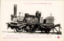 CPA Train Locomotive Machine tender 12 010 Ateliers de Sotteville