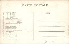 CPA Train Locomotive Machine 4037 a 4 essieux couples