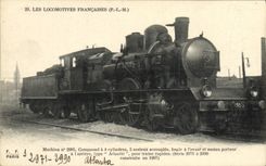 CPA Train Locomotive Machine 2985