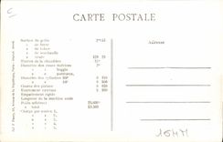 VINTAGE POSTCARD Train Engine C2 Machine