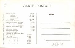 VINTAGE POSTCARD Train Engine Machine 3403