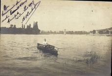 CARTE PHOTO Bateau Barque