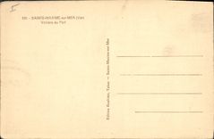 VINTAGE POSTCARD Sailing Boat Sainte Maxime on Sea Sailing ships of the port