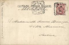 CARTE PHOTO Italie San Remo Bateau Voilier 