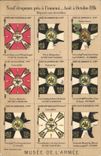 VINTAGE POSTCARD Militaria Last nine flags taken with the enemy Museum of the Paris army