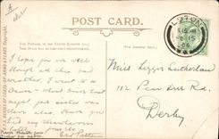 VINTAGE POSTCARD Militaria Flag Phrygian cap