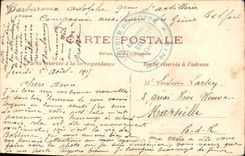 VINTAGE POSTCARD Militaria Gloire with valiant combine