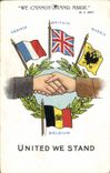 CPA Militaria Drapeaux 