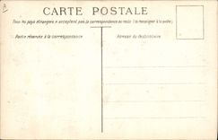 VINTAGE POSTCARD Militaria Drapeau of the 132eme regiment of German infantry 1st battalion of hunters has foot