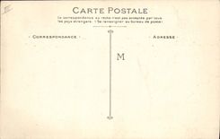 VINTAGE POSTCARD Militaria Heart of Jesus Flag