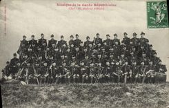 CPA Militaria Musique de la Garde Republicaine Gabrile Pares 